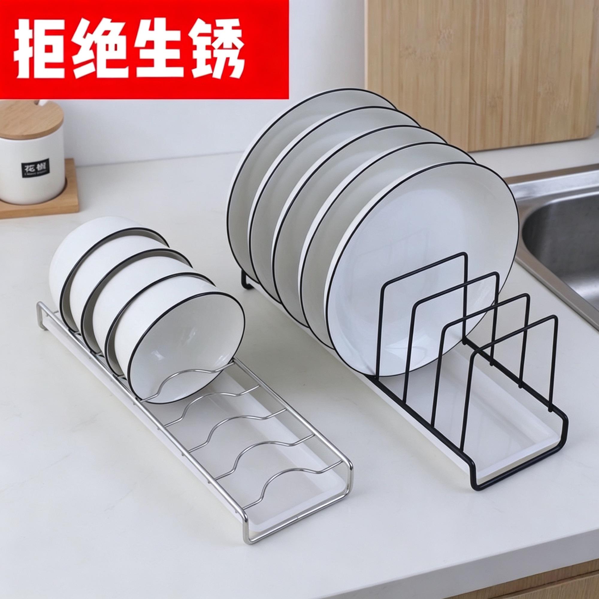 304不锈钢厨房台面碗碟架特惠价图片