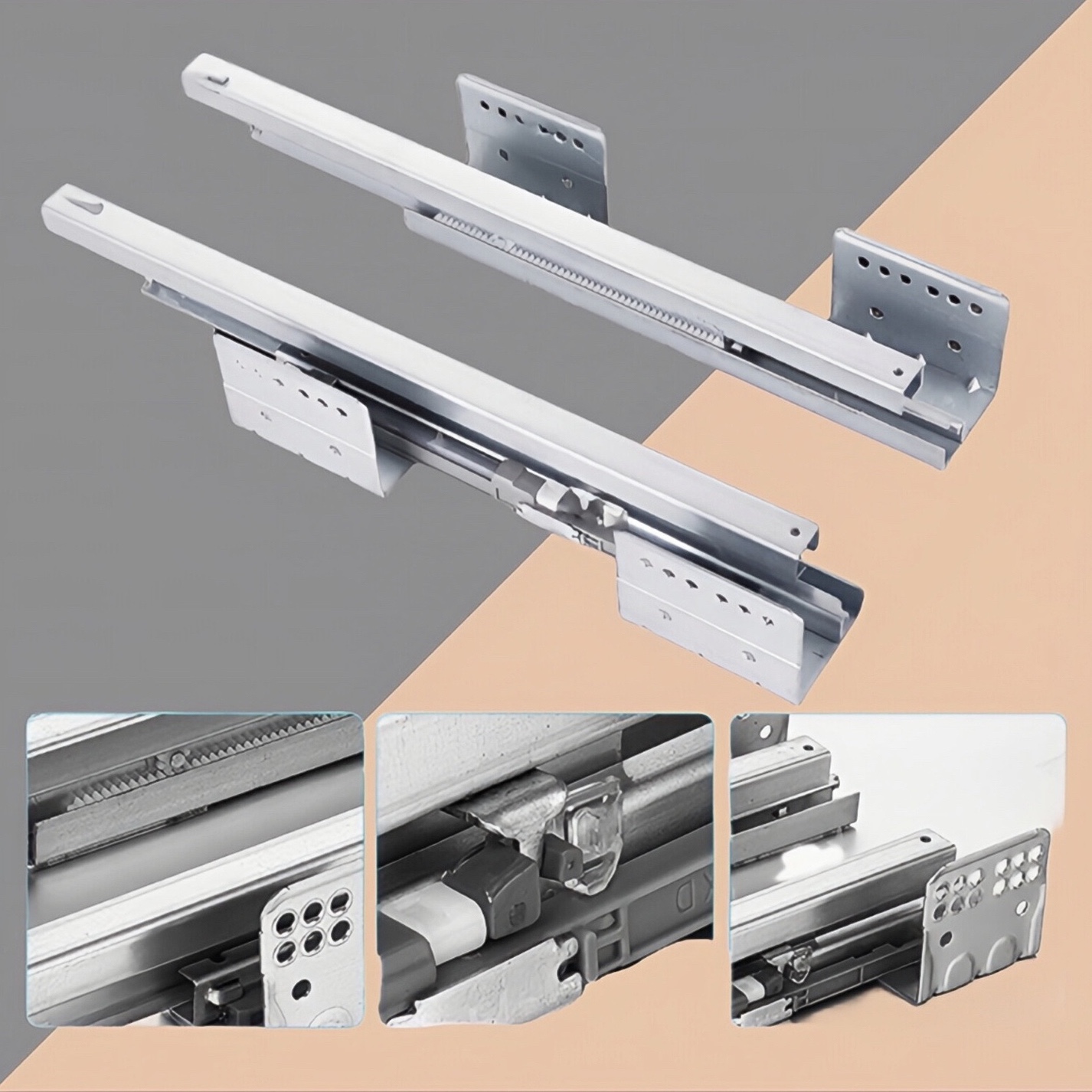 轨道高级拉篮配件橱柜专用导轨