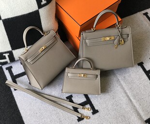 高级感新款女包凯莉二代真皮手提单肩斜挎掌纹鳄鱼纹带盖欧美时尚