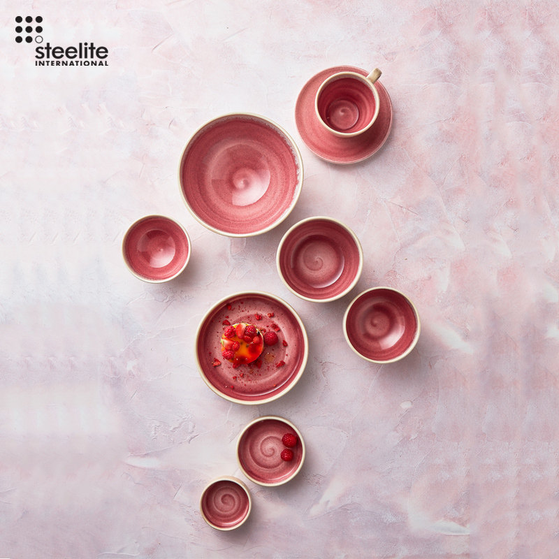 英国steelite进口陶瓷料碗面碗圆碗大小北欧风餐具套装轻奢ins风