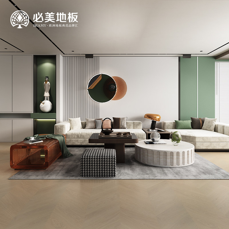 奥地利进口纯实木地板现代艺术法式鱼骨拼高档轩尼诗橡木地板
