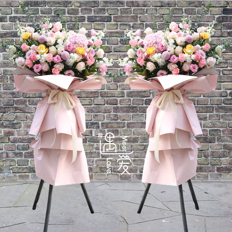 宜昌市西陵区猇亭区开业花篮鲜花同城速应援三脚架网红气球乔迁