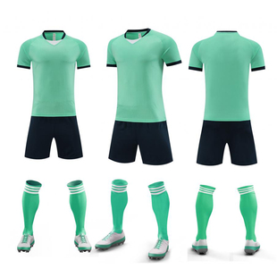 足球服套装短袖短裤训练服定制印字印号比赛服球衣训练营羽毛球服