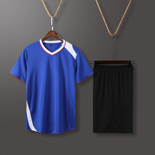 短袖 男气排球衣羽毛球服乒乓球服女学生训练队服 排球服运动服套装
