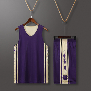 双面篮球服套装男女学生比赛队服定制双层透气两面穿背心球衣印号