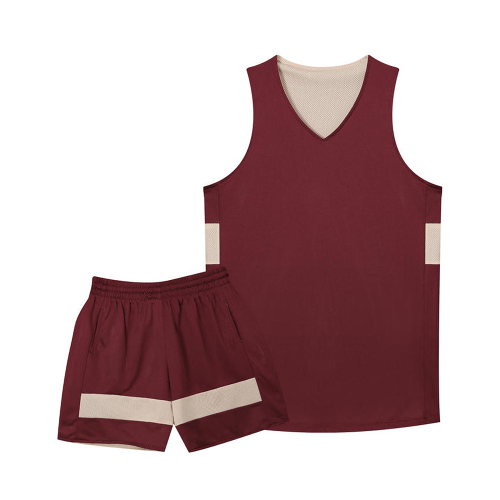 新款双面篮球服套装男女学生队服定制双层透气两面穿背心球衣印号