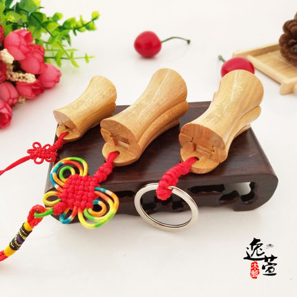 逸萱木艺广西柳州棺材小饰品特色个性送礼手链钥匙扣吊坠手把挂件