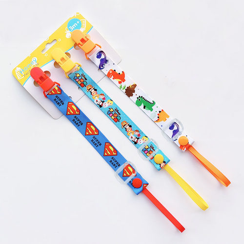 可调节婴儿安抚奶嘴牙胶防掉链夹