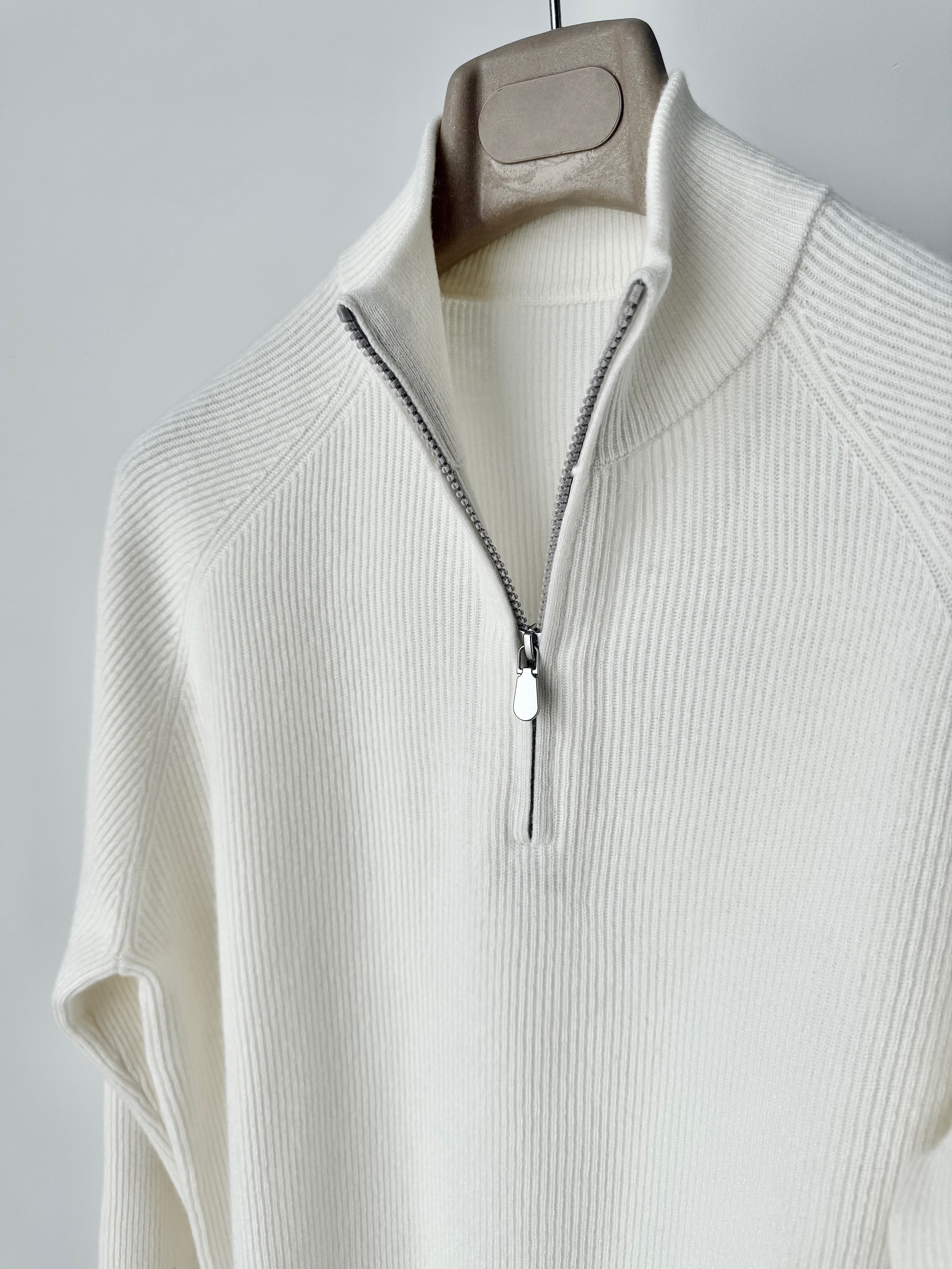 秋冬新品 BC 系列 同款 100% 澳洲美丽诺羊毛 半高领马鞍肩毛衣