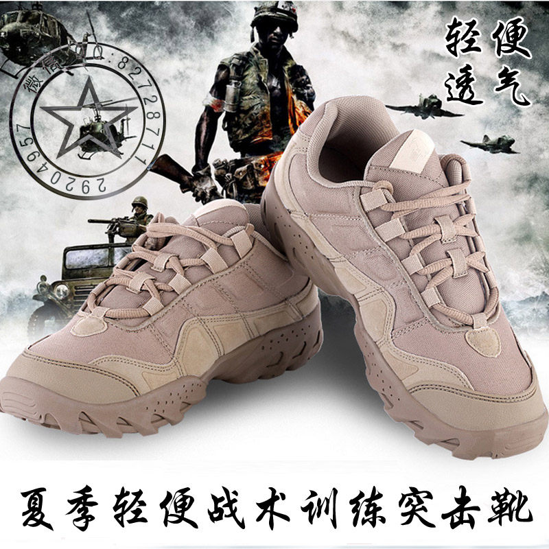 Boots militaires ESDY en cuir - respirant - Ref 1402520 Image 1