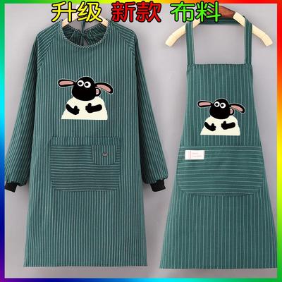 围裙2023做饭薄款纯棉长
