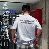 重磅 高街短袖 SATJDM国潮夏季 凉感索罗娜抗菌速干小领口T恤美式