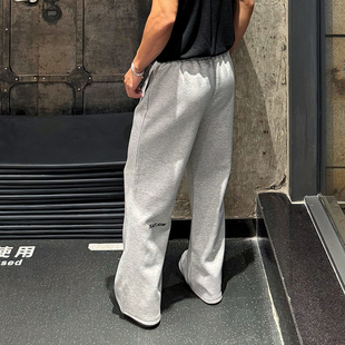 Satjdm长裤微喇垂感卫裤运动冰感高弹立体剪裁健身跑步篮球国潮