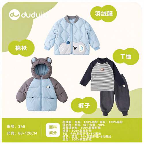 【507-511在这】嘟嘟家宝宝冬季棉服儿童棉袄男童女童保暖厚冬装