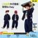 春秋女童长裤 男童外套裤 韩版 春装 子 宝宝休闲裤 嘟嘟家儿童牛仔套装