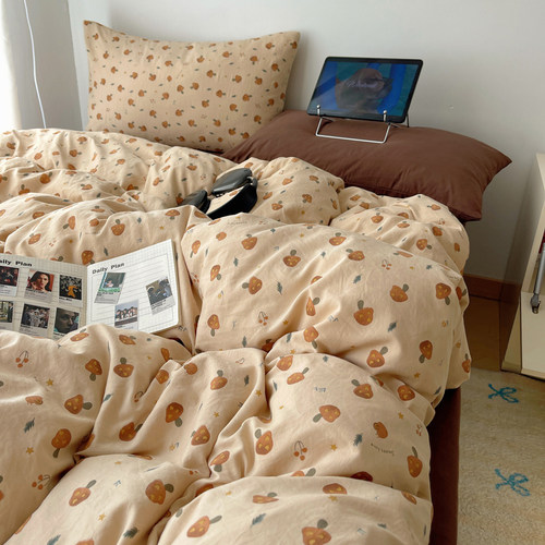 母婴级超柔被套单件三件套