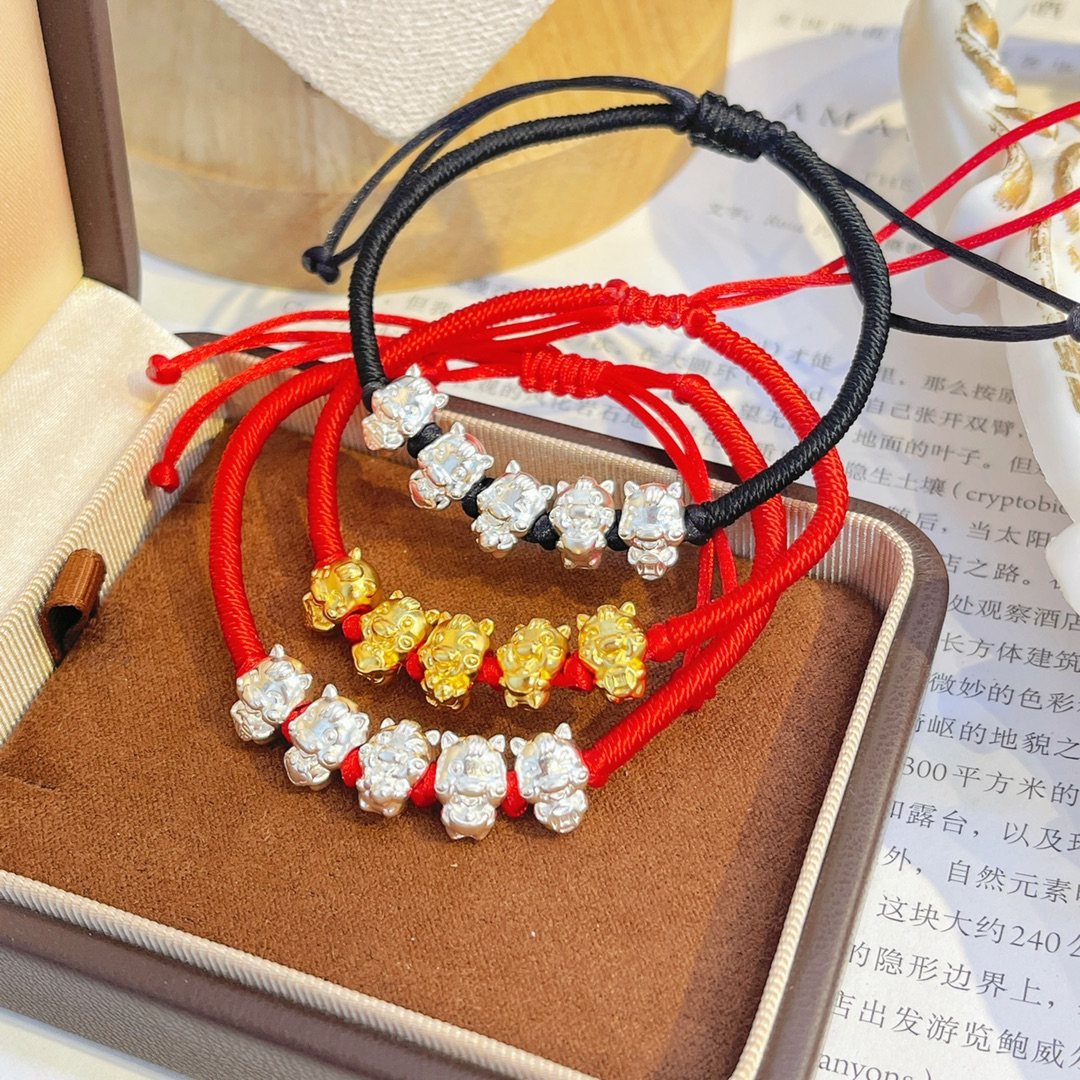 s925纯银五福马绕绳手链女本命年转运珠马手绳男女生肖情侣手饰,饰品/流行首饰/时尚饰品新,银饰手链,淘宝优惠券,粉丝福利购,淘宝优惠卷