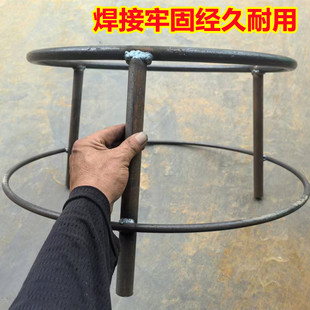 重型锅架子放铁锅三角架大号农村柴火燃气灶野炊移动户外钢锅台