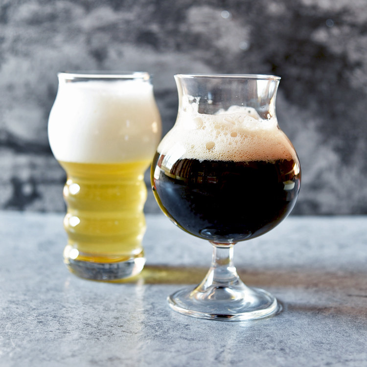 进口英式复古精酿啤酒杯创意大号果汁杯玻璃杯水杯小麦品脱杯家用