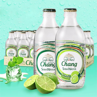 泰国进口泰象牌CHANG青柠味苏打水碳酸饮料气泡水清新解渴325ML
