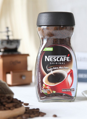 Nescafe Extraforte Coffee 巴西进口雀巢醇品原味速溶黑咖啡200g