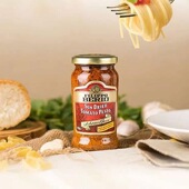 翡丽百瑞意大利进口晒干番茄酱190G意面酱牛排鸡排蘸料风味酱料