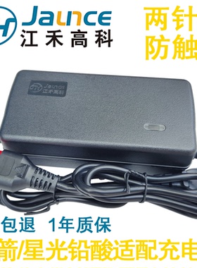 金箭星光阿米尼神州行祥龙适配充电器48V60V72伏12Ah20安两针江禾