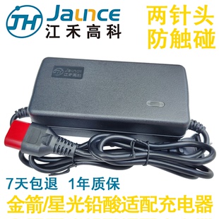金箭星光阿米尼神州行祥龙适配充电器48V60V72伏12Ah20安两针江禾