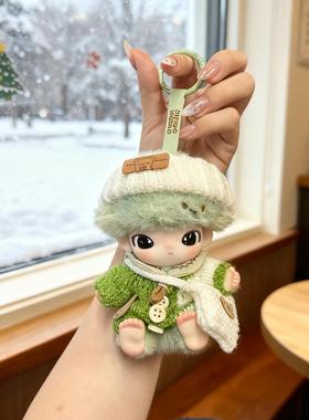 DIMOO娃衣DIMOO新品新生日记娃衣潮玩搪胶公仔衣服替换装绿色毛衣