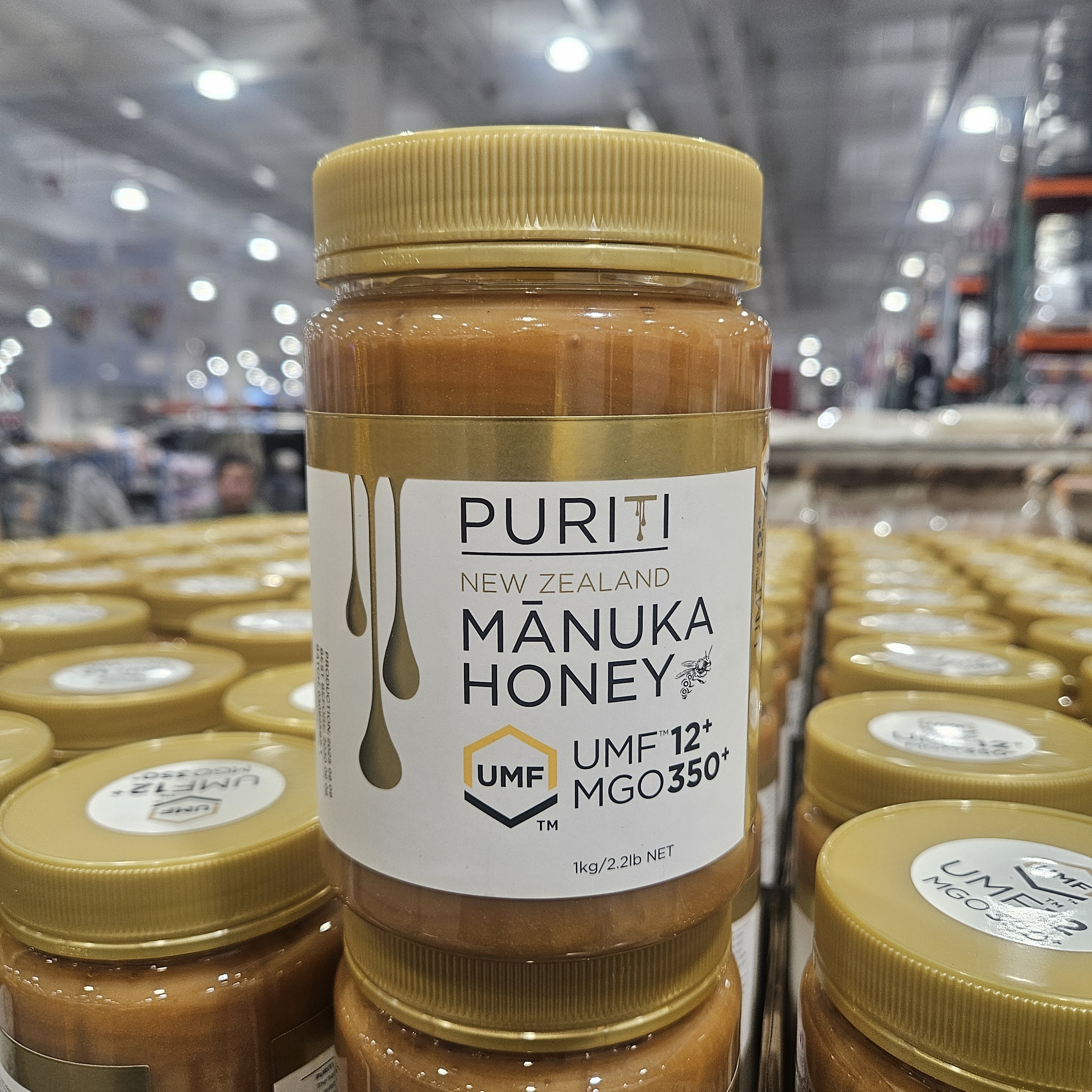 开市客代购 新西兰进口PURITI 麦卢卡蜂蜜1kg UMF12+ MGO350+