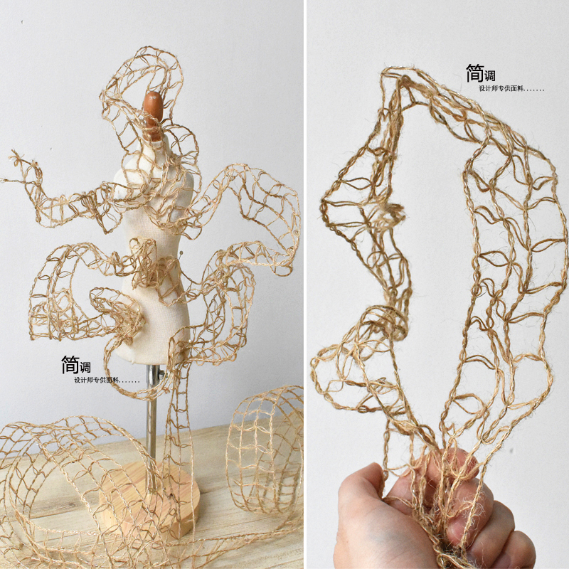 镂空蕾丝娃衣棉麻花边辅料