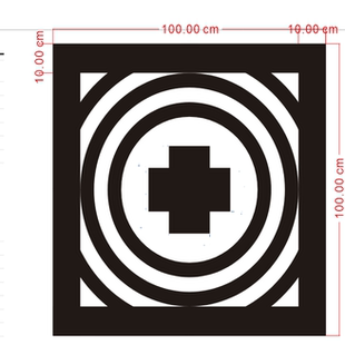 红外瞄准靶 热像仪 无人机 无人船 飞弹 便携 TE-CROSS-1X1-S