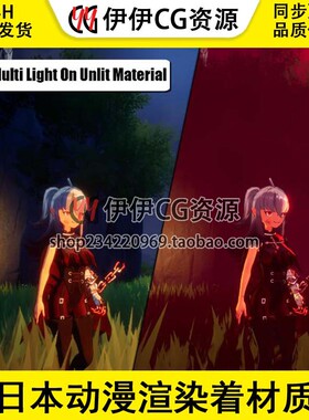 UE5虚幻5 日本动漫渲染着色材质 Celes Anime Shader V1