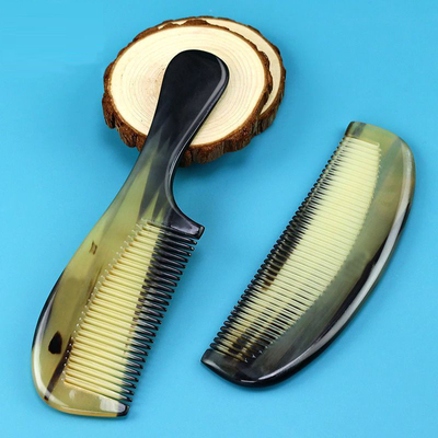 黑花牛角梳子家用防静电