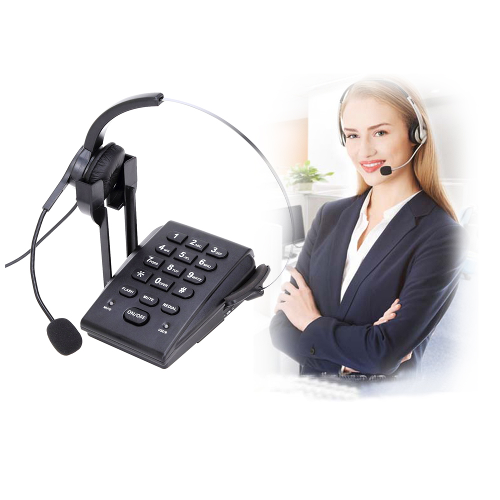 Hands-free Corded Business Landline Headset telephone Deskin the Audio appliances , Headphone/Headsets  category - from Buy2taobao.com to provide professional Taobao agent buy service