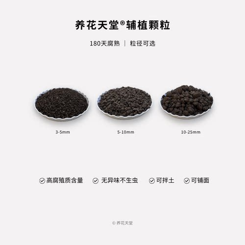 养花天堂®辅植颗粒 养花种菜通用 铺面混土透气缓释