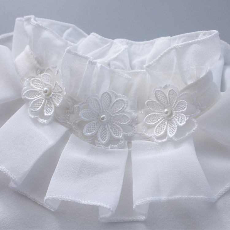 Chemise fille à manche longue en coton - Ref 2085872 Image 3