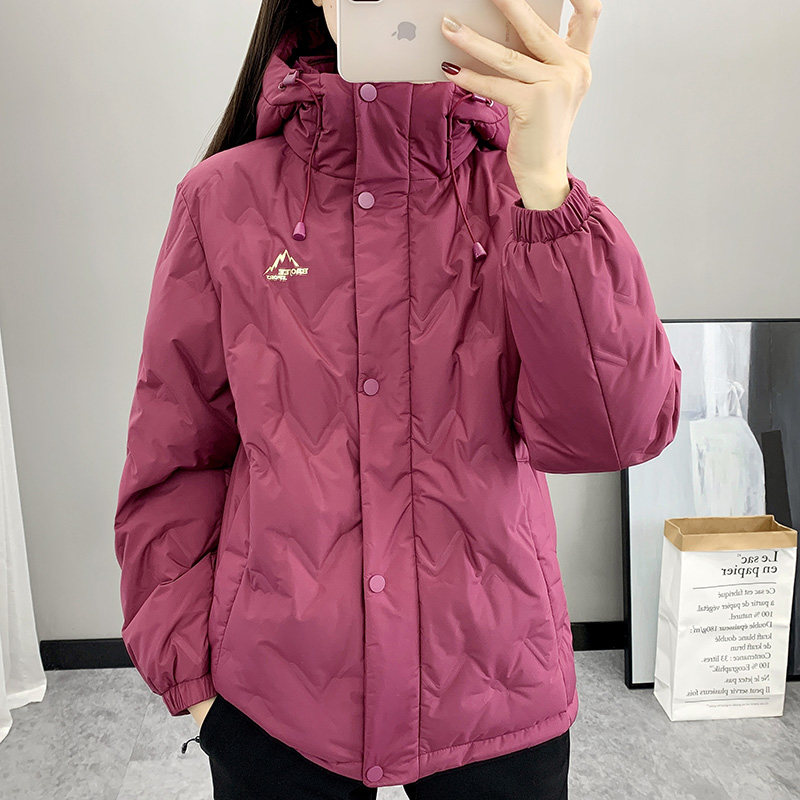 轻薄羽绒服女士新款连帽保暖外套