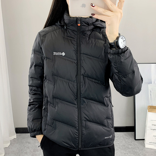 短款羽绒服女冬季2024新款小个子黑色加厚鸭绒袄轻薄款羽绒衣外套