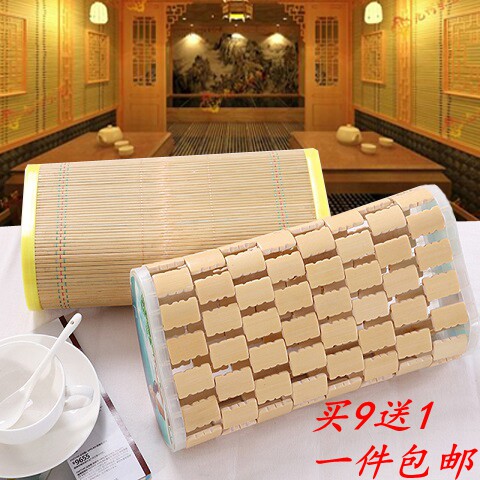 麻将空心枕竹枕竹藤枕