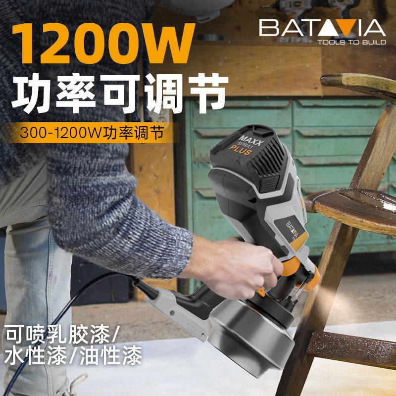 德国进口电动喷漆枪大功率小型家用乳胶漆喷涂机油漆喷枪喷漆机器