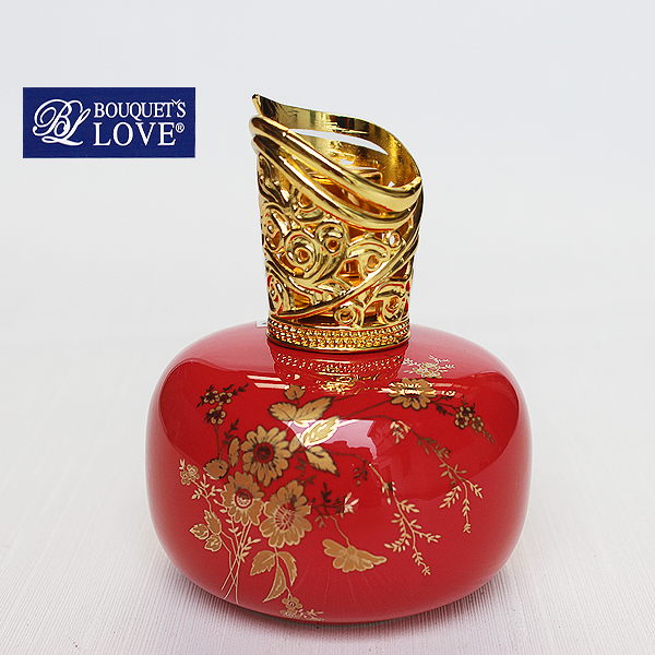 LB伯格香薰精油灯EB精油灯同款 大机制玻璃香薰灯小柚圆金花150ml