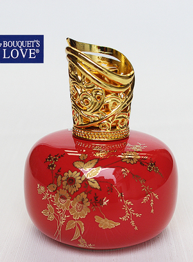 LB伯格香薰精油灯EB精油灯同款 大机制玻璃香薰灯小柚圆金花150ml