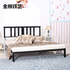European style Mediterranean Sea Tieyi bed Metal frame bed Double bed single bed 1.2 1.5 1.8 princess Garden bed steel beds