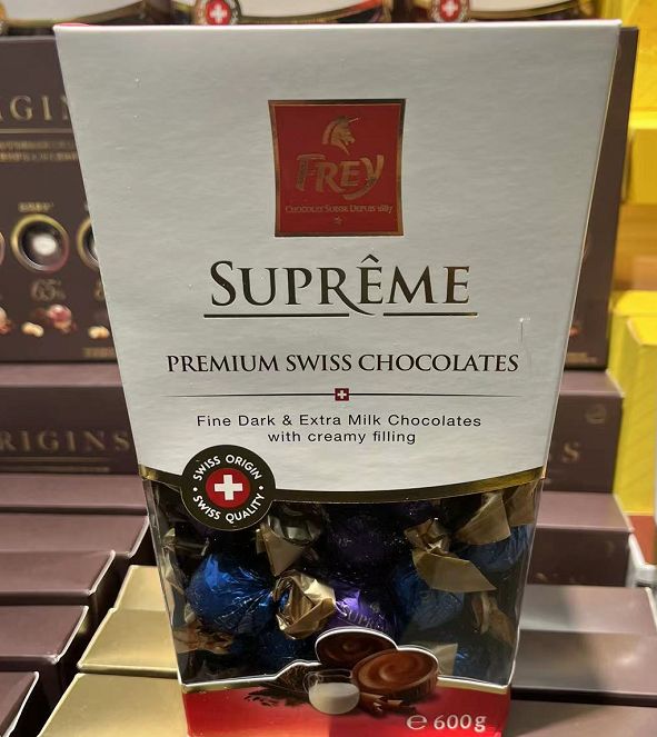 2024年货瑞士frey飞瑞尔什锦巧克力球600g圣诞万圣节零食礼物