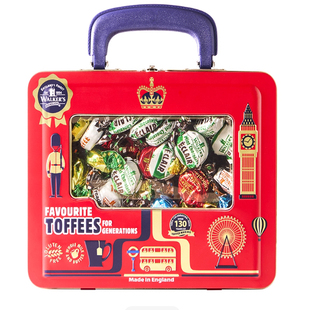 2026新品 年货walkers沃尔克斯什锦太妃糖手提礼盒308g糖果零食礼