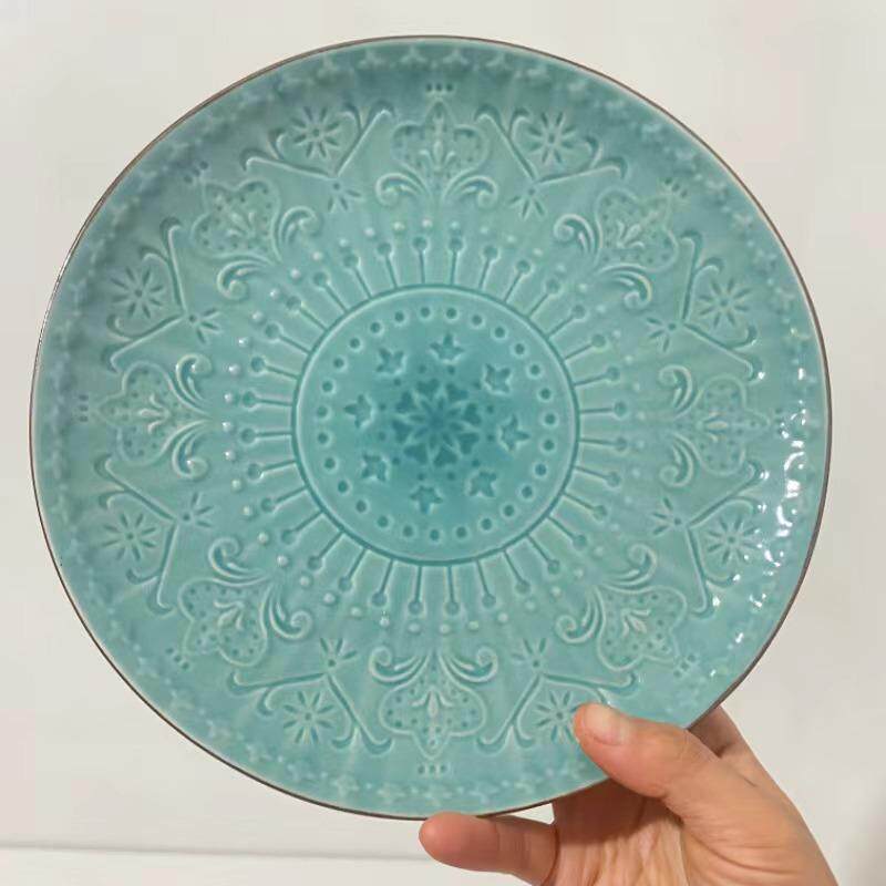 ins风西餐厅西餐盘子牛排盘沙拉盘点心盘酒店餐厅商用餐盘瑕疵