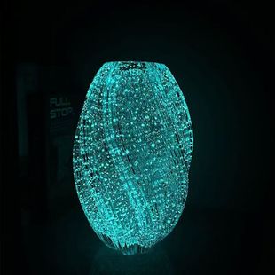 与花同行 |轻奢简约夜光麦芽糖花瓶摆件水养鲜切花玫瑰百合风