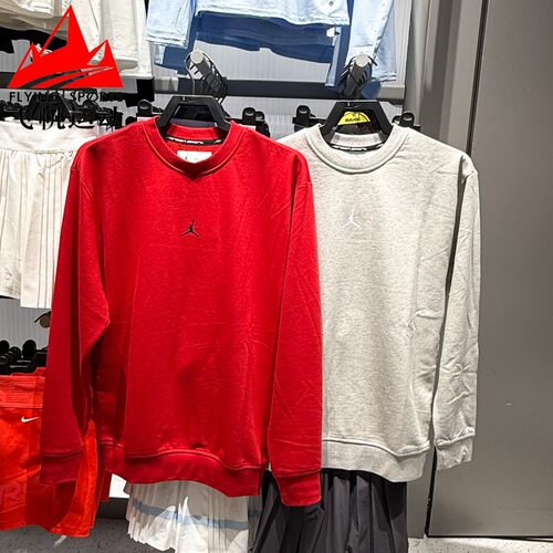 耐克男装2025冬季款ordan简约宽松圆领运动套头衫 FV8625-050-687