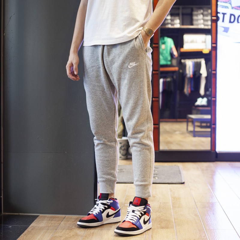 Nike耐克男裤冬季款针织加绒修身束脚运动休闲长裤BV2672-010-063